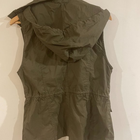 Le3no Drawstring Waist Hoodie Vest - Picture 5 of 5